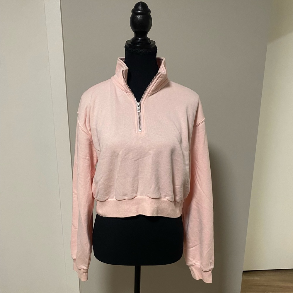 Aritzia TNA Quarter-Zip Airy AF Sweatshirt